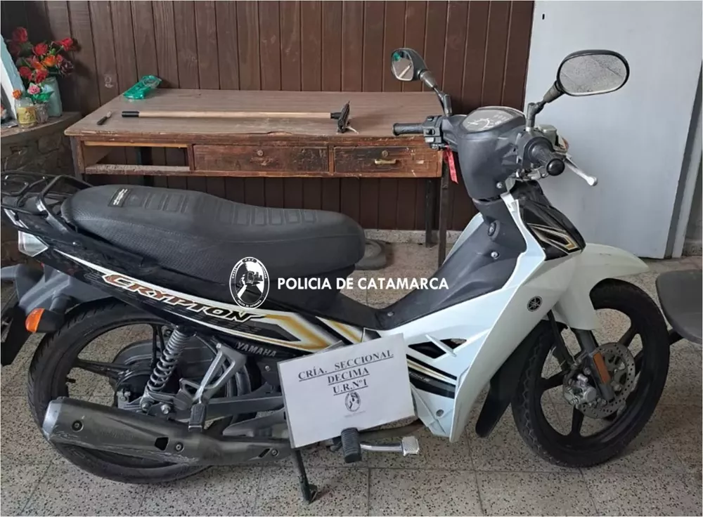 Secuestro moto Cria Decima