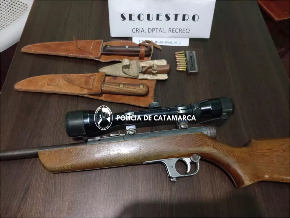CRIA. DTAL. RECREO- SECUESTROS ARMAS BLANCAS 
