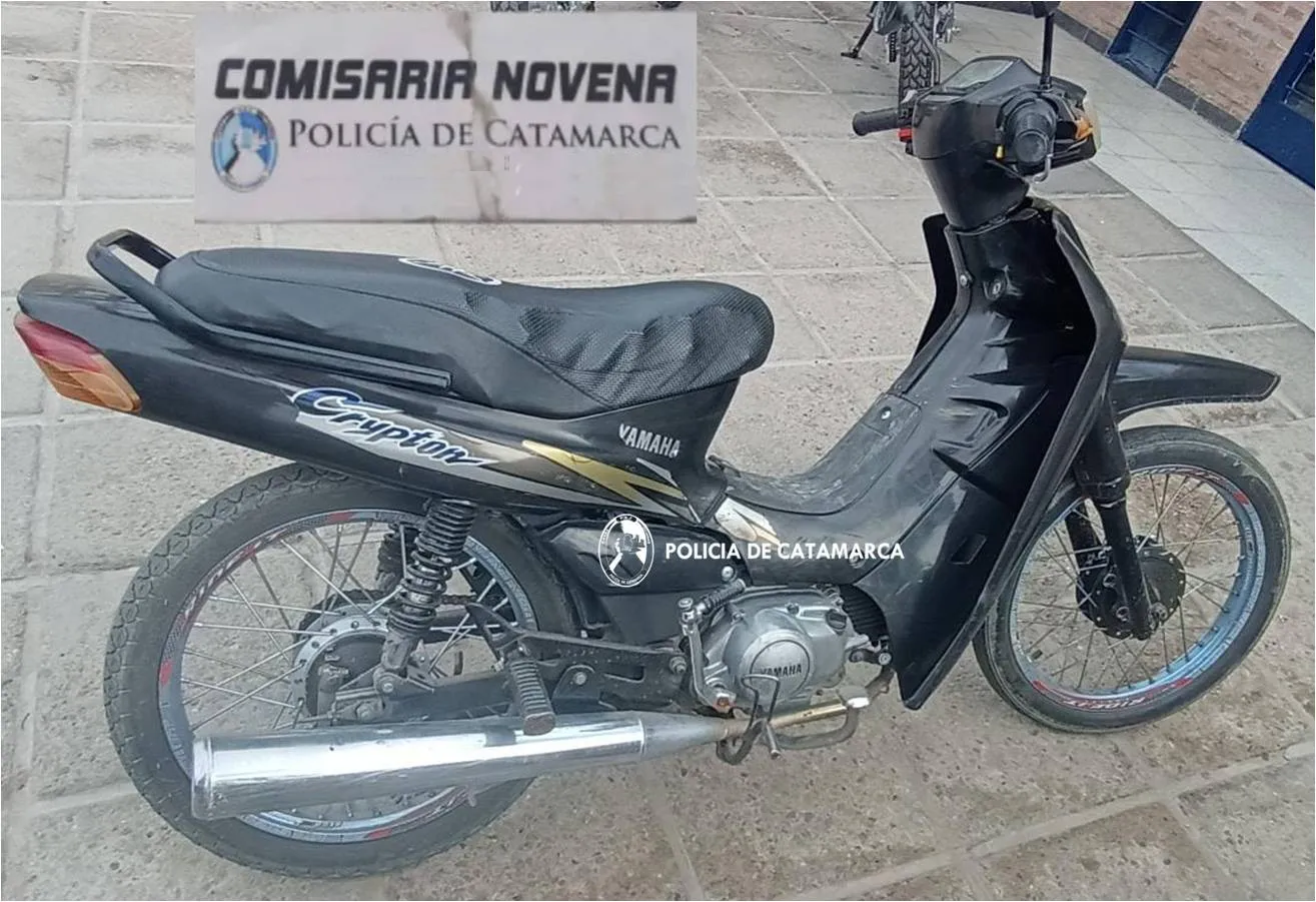 comisaría novena- moto secuestrada