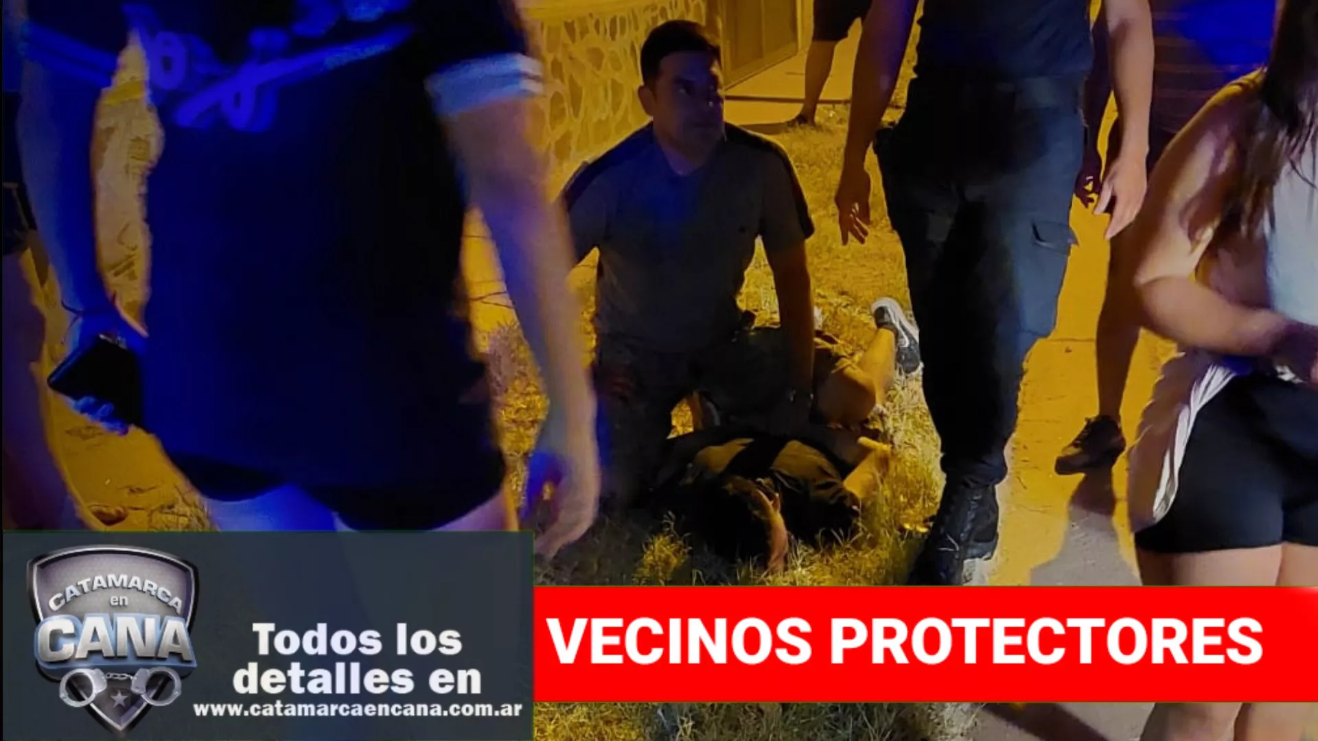 Robó, vecinos lo atraparon y le dieron una paliza