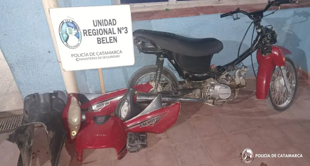 Secuestro moto Belén