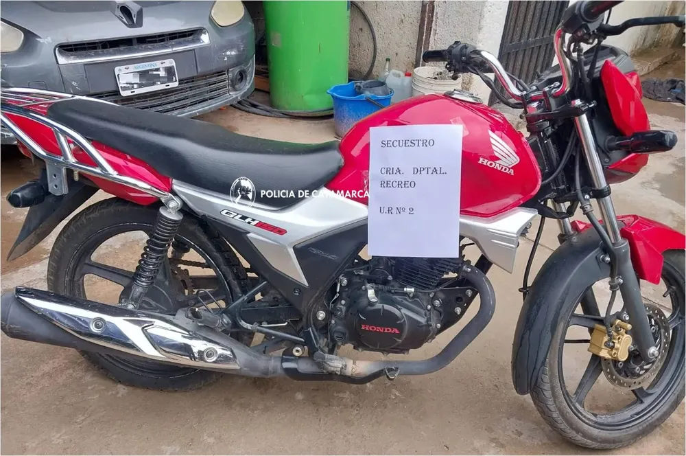 Secuestro moto Recreo